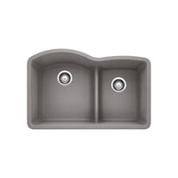 DIAMOND U 1.75 LOW DIVIDE SILGRANIT SINK - robinsonco.ca