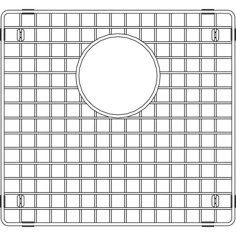 PRECIS 15"x 13.75" FLOATING STAINLESS STEEL SINK GRID - robinsonco.ca