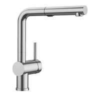 BLANCO LINUS LOW-ARC PULL-OUT DUAL SPRAY KITCHEN FAUCET - robinsonco.ca