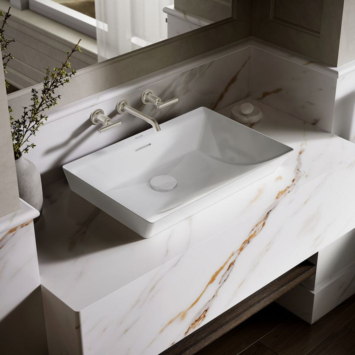 BRAZN 23-INCH RECTANGULAR VESSEL BATHROOM SINK - robinsonco.ca