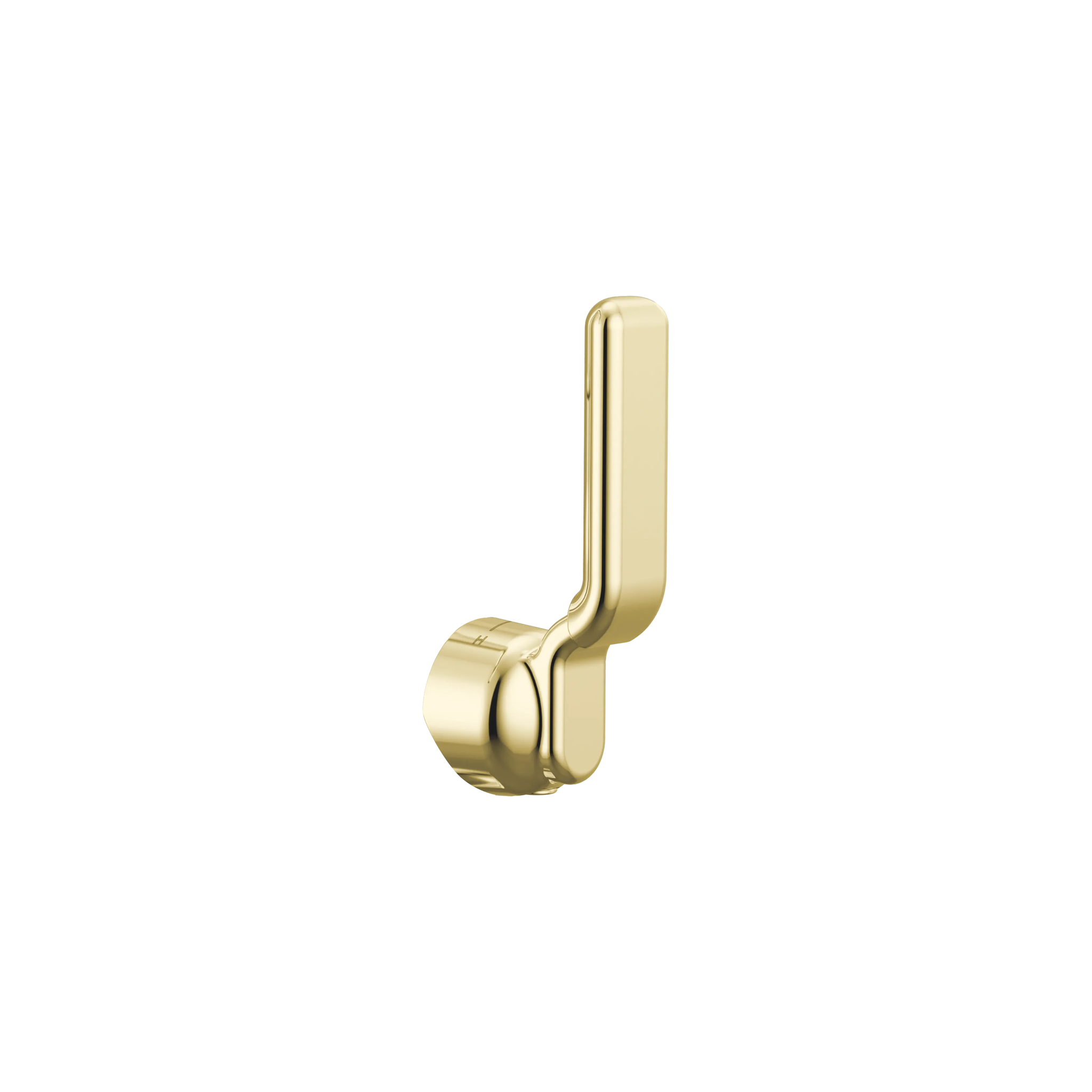Brizo Faircroft™ bar faucet industrial lever handle kit in unlacquered brass