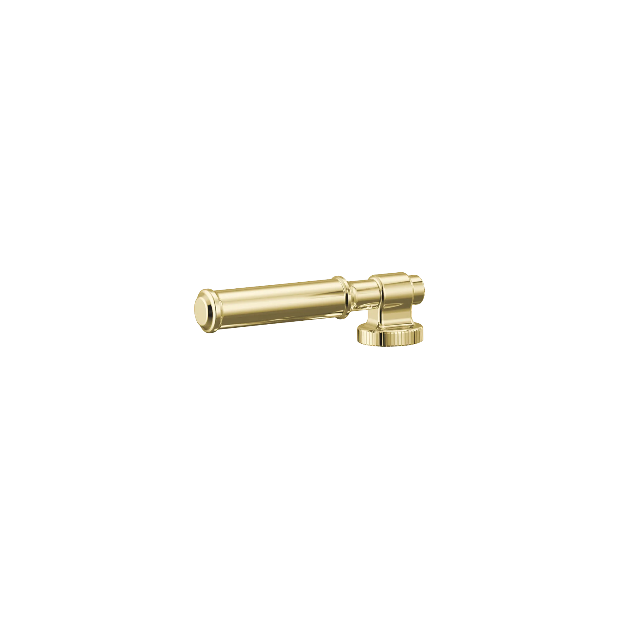 Brizo Faircroft bridge faucet coin edge lever handle kit in unlacquered brass