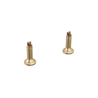 Brizo Faircroft high deck-mount riser in luxe gold finish