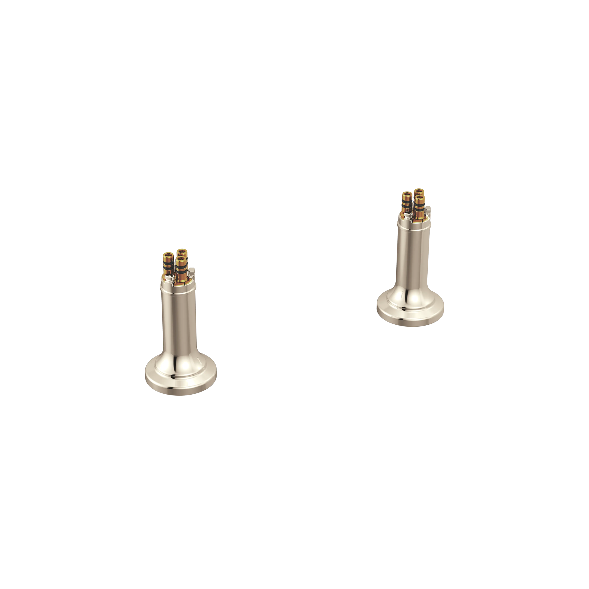 Brizo Faircroft™ high deck-mount riser in polished nickel finish