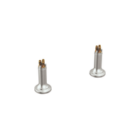 Brizo Faircroft high deck-mount riser in stainless steel finish