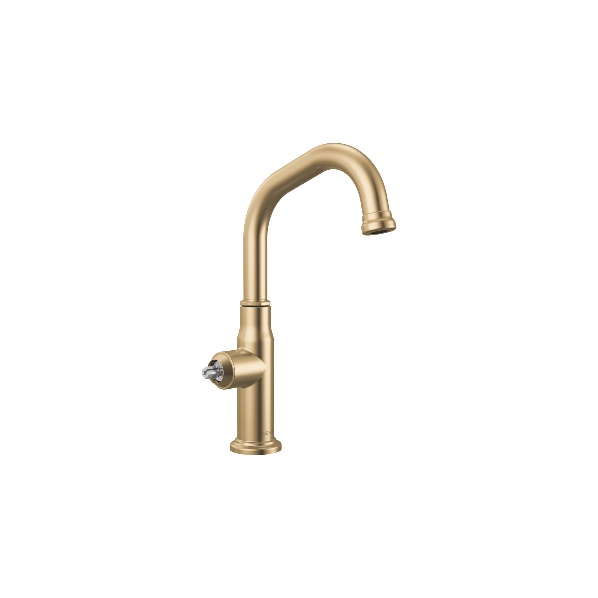 Brizo Faircroft bar faucet less handle with angled spout in gold finish