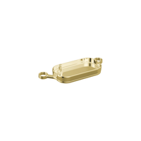 Brizo Faircroft jewelry tray in unlacquered brass