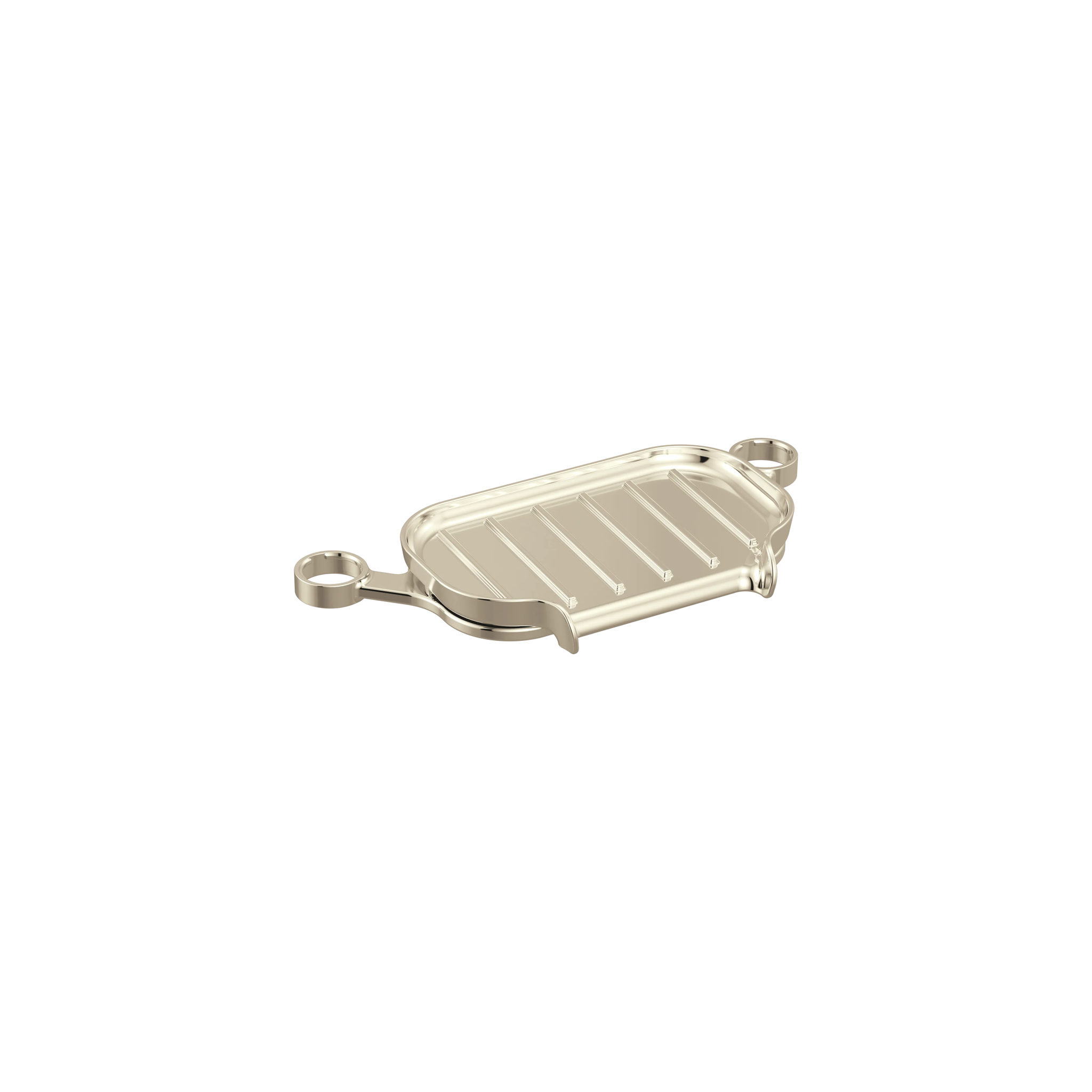 Brizo Faircroft soap tray in polished nickel finish