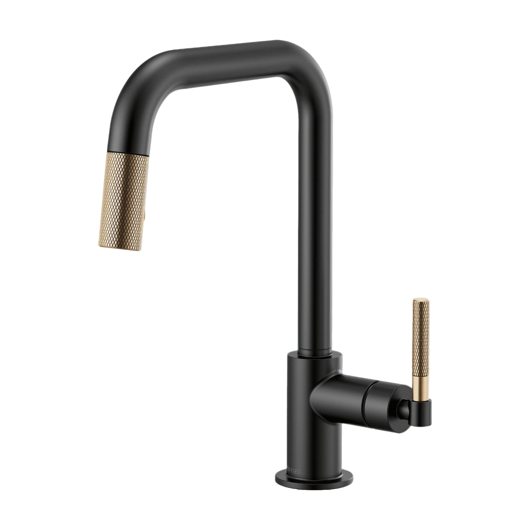 LITZE® PULL-DOWN FAUCET WITH SQUARE SPOUT AND KNURLED HANDLE