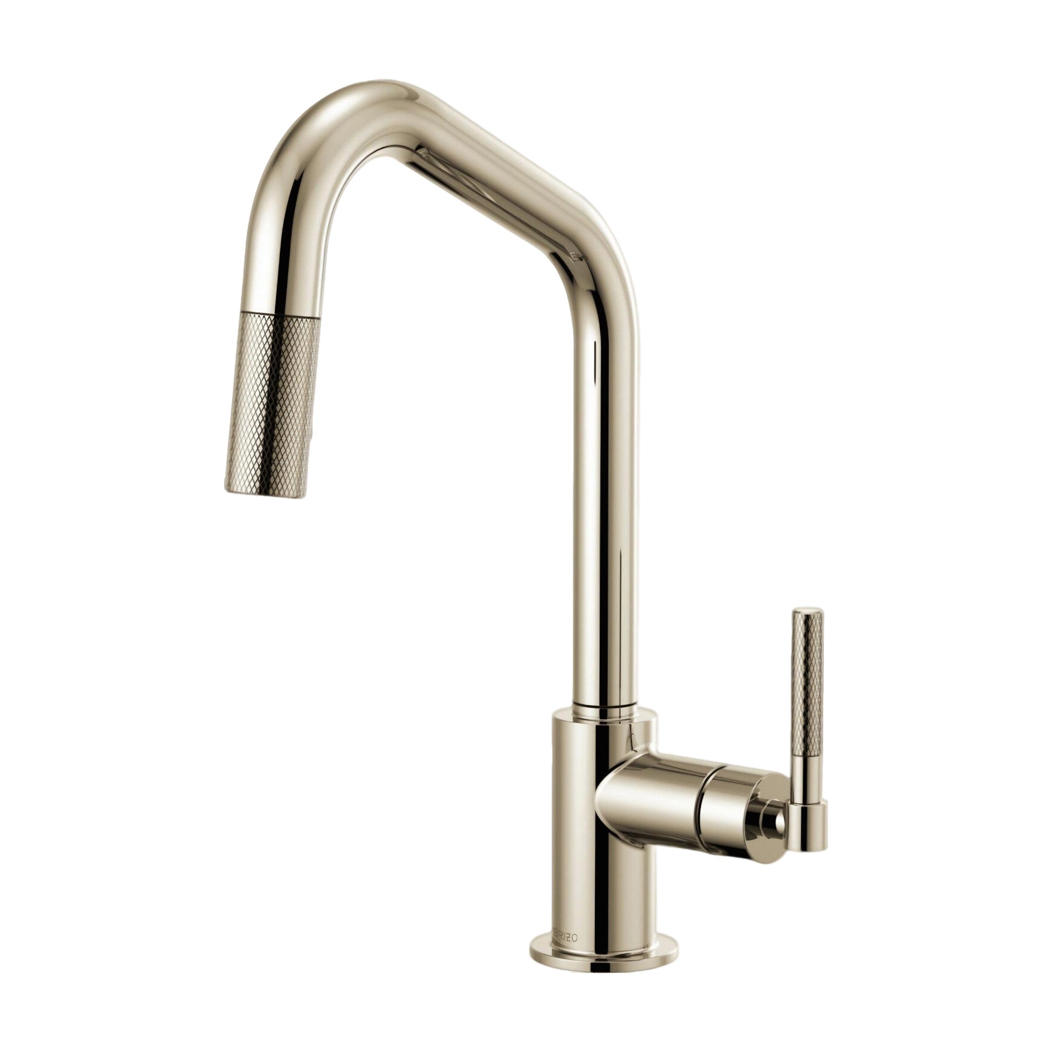 LITZE® PULL-DOWN FAUCET WITH ANGLED SPOUT AND KNURLED HANDLE