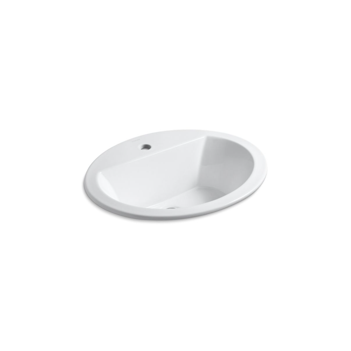 BRYANT® OVAL DROP IN BATHROOM SINK WITH SINGLE FAUCET HOLE - robinsonco.ca