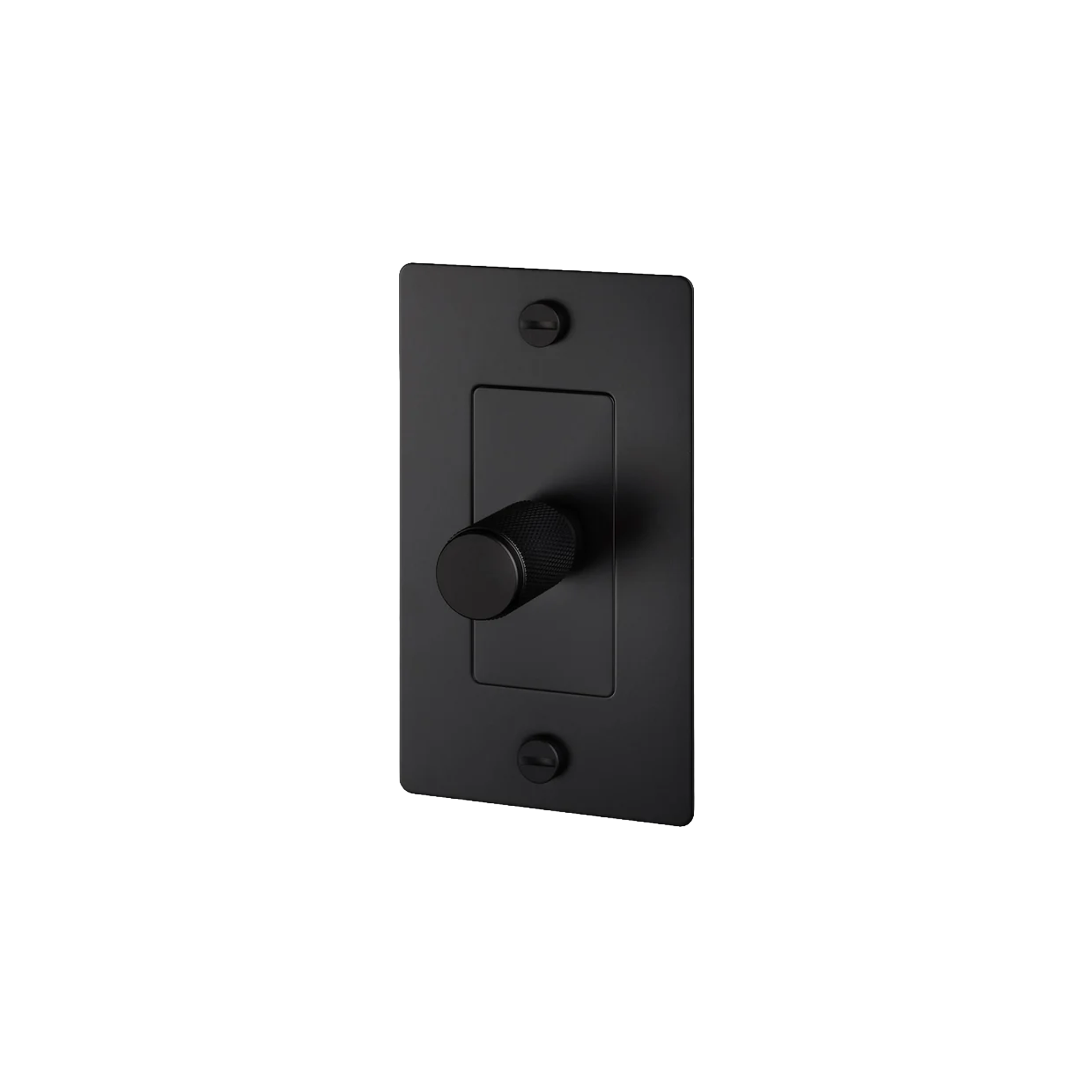 Buster and Punch 1 Gang Cross Dimmer Switch in Black