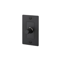 Buster and Punch 1 Gang LED Linear Dimmer Switch in Black.