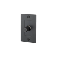 Buster and Punch 1 Gang LED Linear Dimmer Switch in Smoke Bronze.