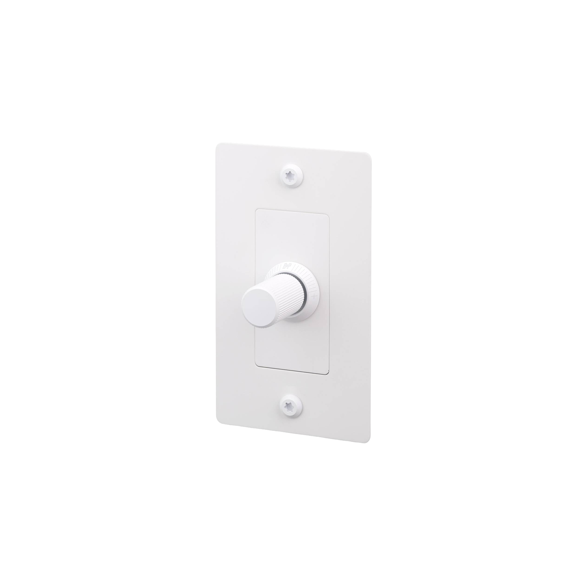 Buster and Punch 1 Gang LED Linear Dimmer Switch in White.