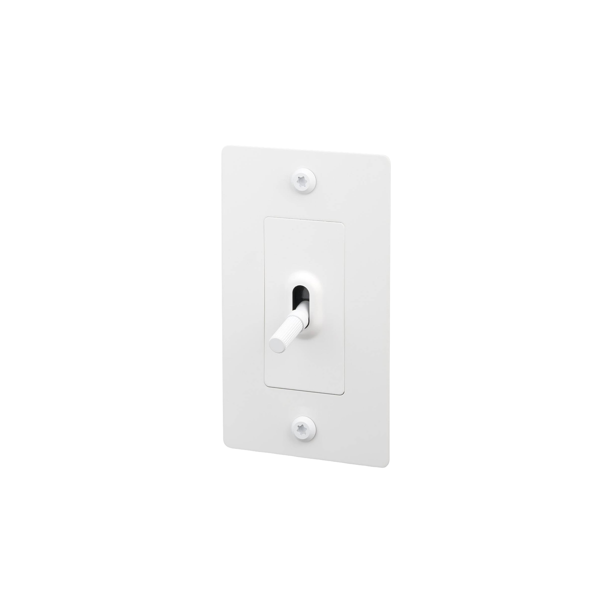 Buster and Punch 1 Gang Toggle Linear light Switch in White