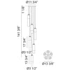 BAMBU LED PENDANT (MULTIPLE SIZES) - robinsonco.ca