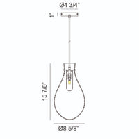 SERANNA 1-LIGHT PENDANT (MULTIPLE SIZES) - robinsonco.ca