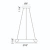 MAVERICK LED CHANDELIER (MULTIPLE SIZES) - robinsonco.ca