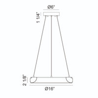 MAVERICK LED CHANDELIER (MULTIPLE SIZES) - robinsonco.ca