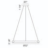 MAVERICK LED CHANDELIER (MULTIPLE SIZES) - robinsonco.ca