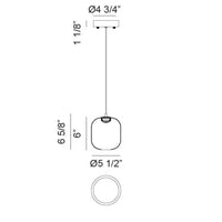 REFRAX 1-LIGHT LED PENDANT (MULTIPLE SIZES) - robinsonco.ca