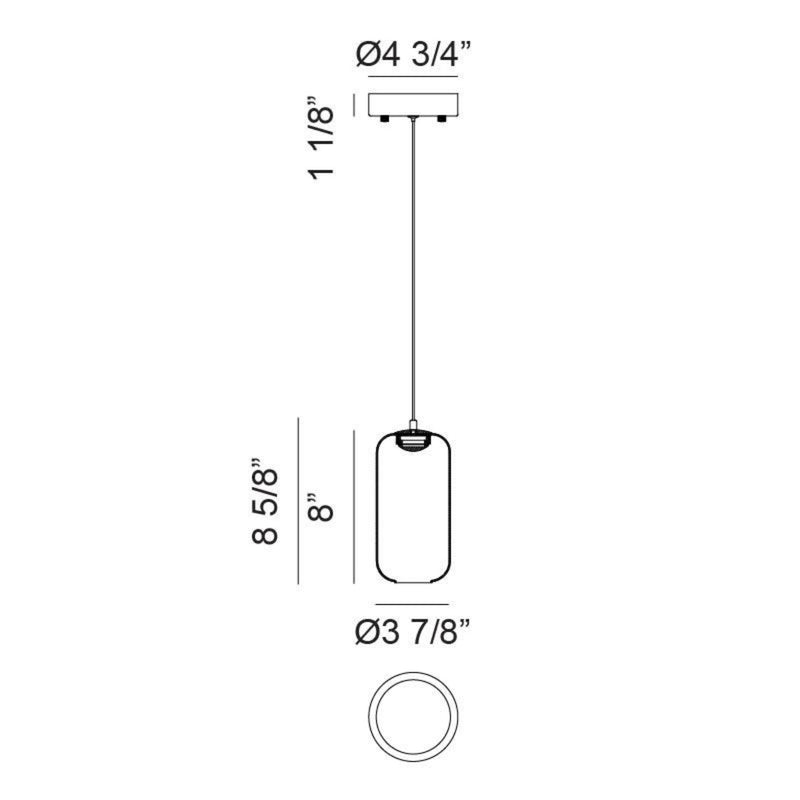 REFRAX 1-LIGHT LED PENDANT (MULTIPLE SIZES) - robinsonco.ca