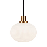 CHARISMO 1-LIGHT OBLATE PENDANT - robinsonco.ca