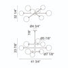 AVERLEY CHANDELIER (MULTIPLE SIZES) - robinsonco.ca