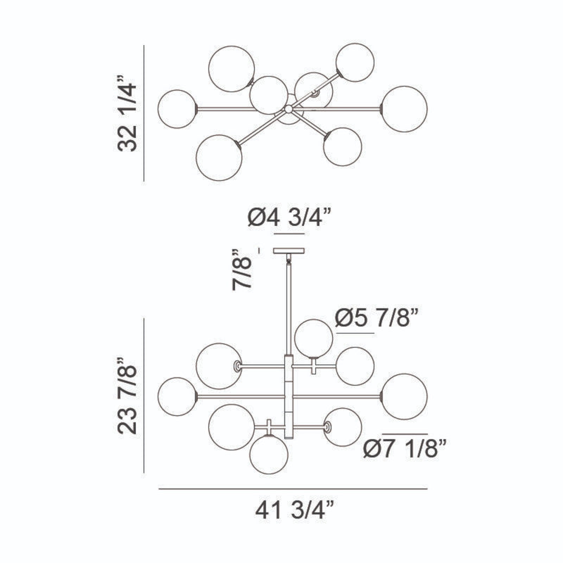 AVERLEY CHANDELIER (MULTIPLE SIZES) - robinsonco.ca