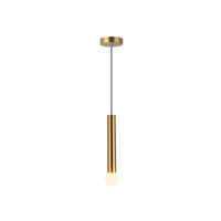 Kuzco Calla pendant light in brushed gold finish