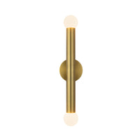 Kuzco Calla Wall Sconce in 24-inch size and brushed gold finish