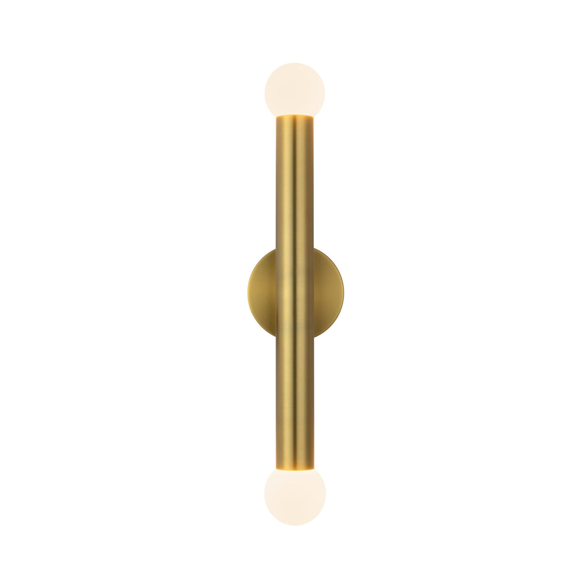 Kuzco Calla Wall Sconce in 24-inch size and brushed gold finish
