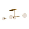 CASSIA 48" 4 LIGHT LINEAR PENDANT WITH OPAL GLASS