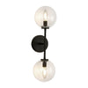 CASSIA 20" 2 LIGHT VANITY FIXTURE WITH CLEAR GLASS