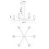 KRYSTA 35-IN CHANDELIER - robinsonco.ca