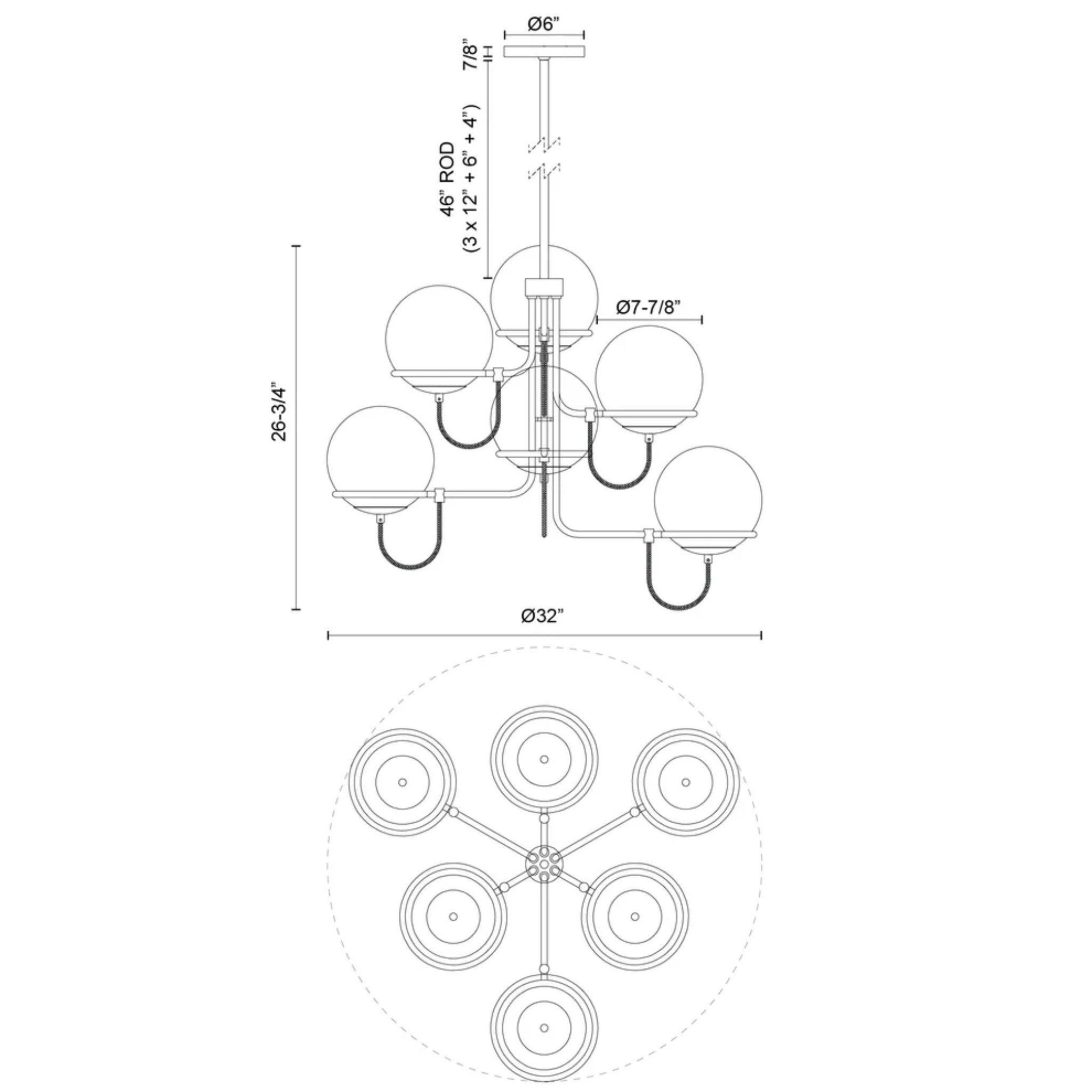 ALBA CHANDELIER (MULTIPLE SIZES) - robinsonco.ca