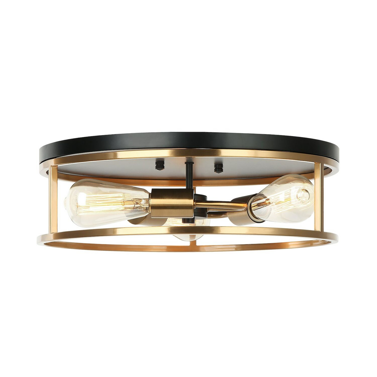 CLARKE 16" 3 LIGHT FLUSH MOUNT - robinsonco.ca