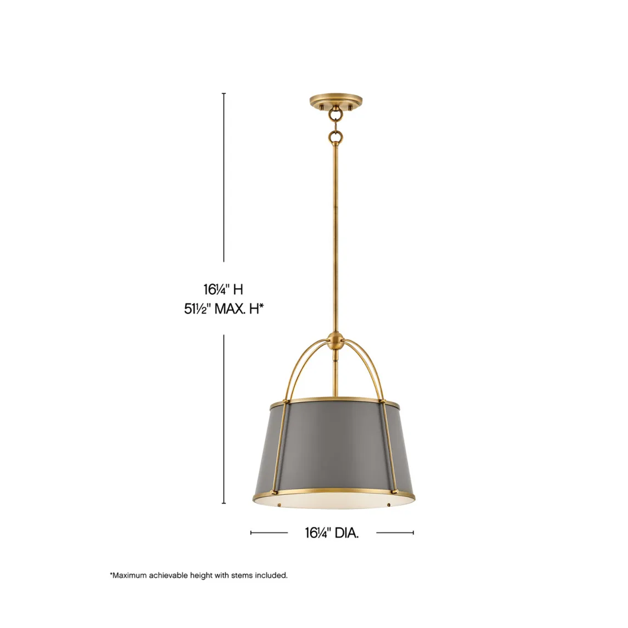 CLARKE LARGE DRUM PENDANT - robinsonco.ca