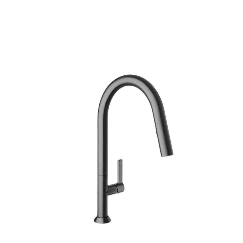 ARTE H16 HIGH SINGLE HOLE KITCHEN FAUCET WITH PULL DOWN SPRAY - robinsonco.ca