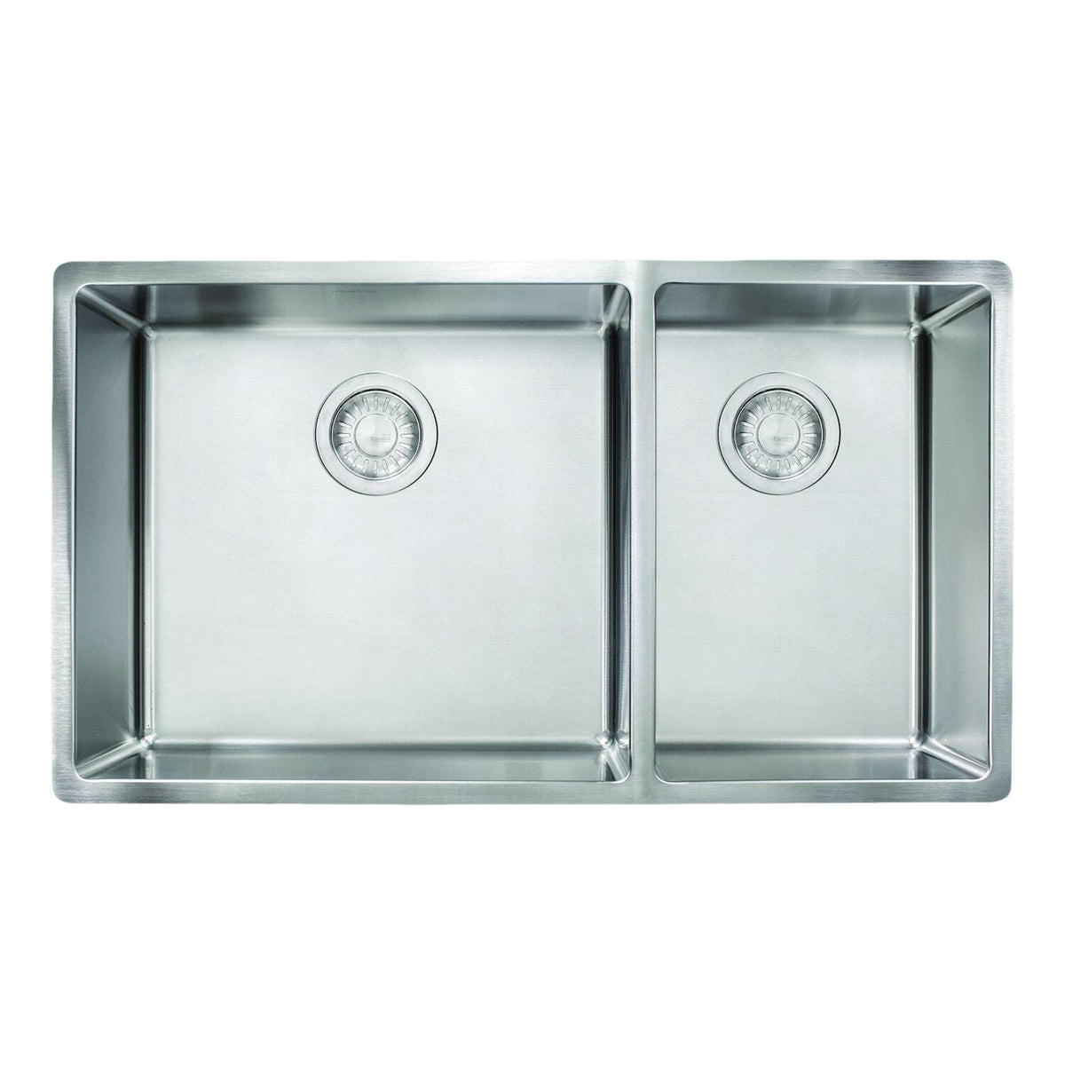 CUBE 18 GAUGE STAINLESS STEEL UNDERMOUNT DOUBLE BOWL KITCHEN SINK - robinsonco.ca