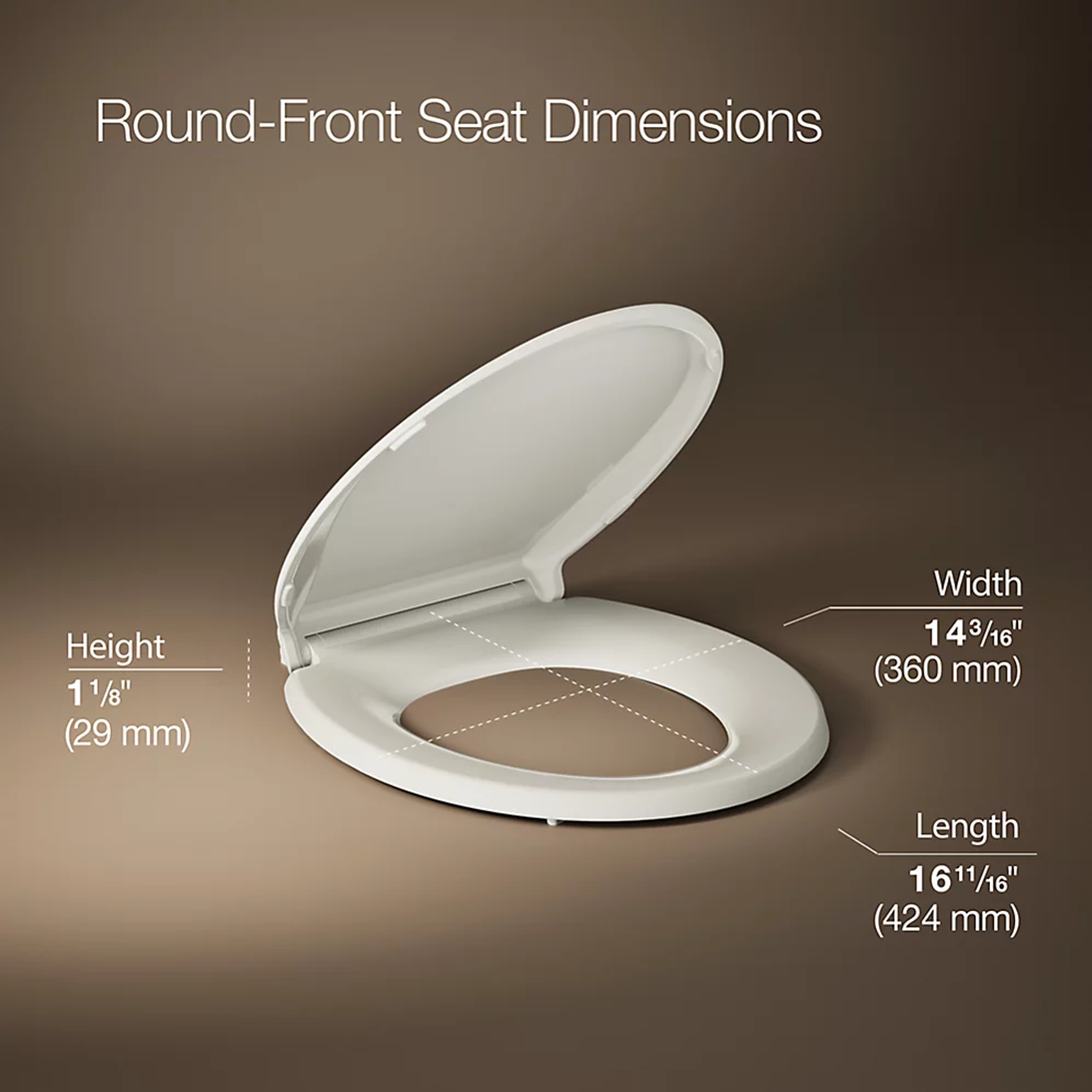 CACHET READY LATCH,QUIET-CLOSE ROUND TOILET SEAT - robinsonco.ca