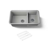 CAIRN DOUBLE-BOWL KITCHEN SINK - robinsonco.ca