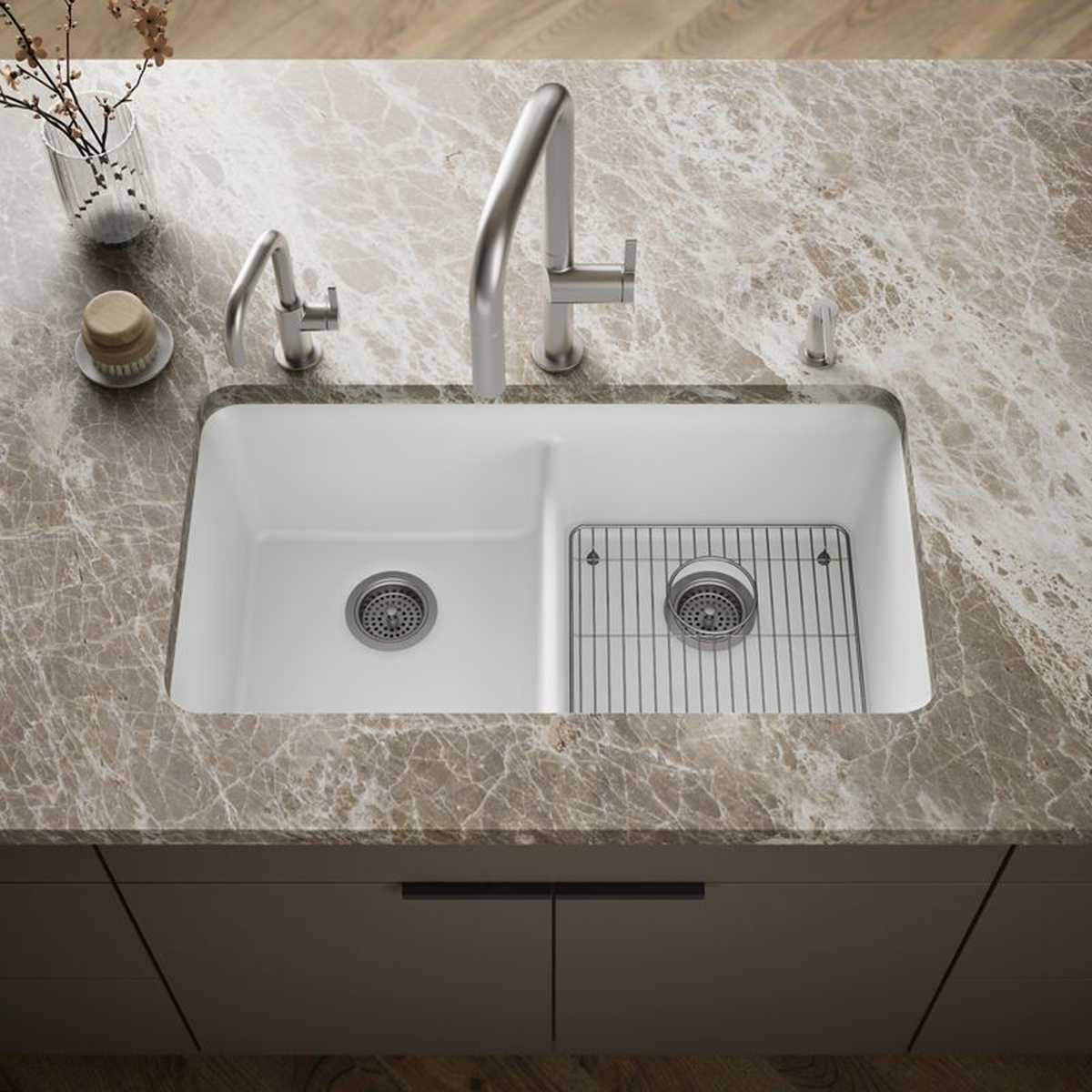 CAIRN UNDERMOUNT DOUBLE-BOWL KITCHEN SINK - robinsonco.ca