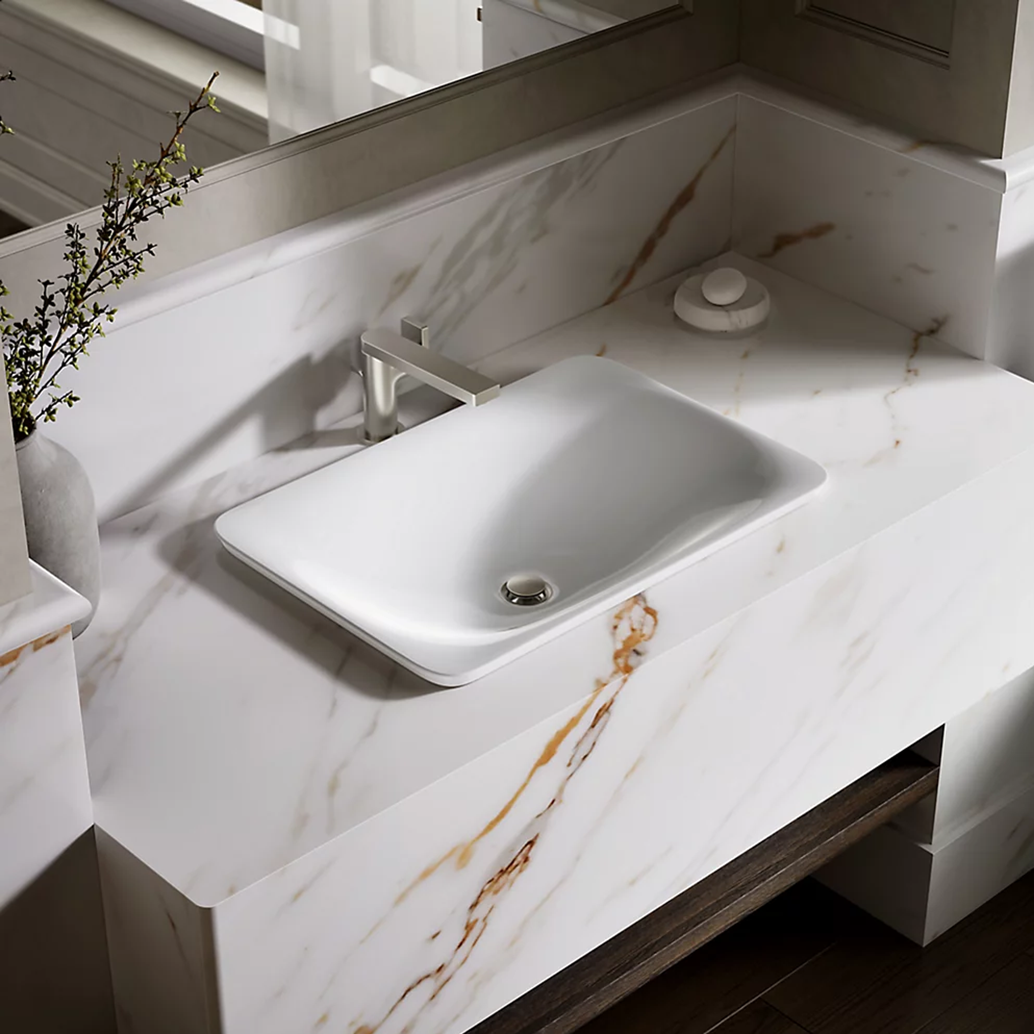 CARILLON 21.25-IN DROP-IN BATHROOM SINK - robinsonco.ca