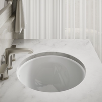 CAXTON 19.25-INCH OVAL UNDERMOUNT BATHROOM SINK - NO OVERFLOW - robinsonco.ca