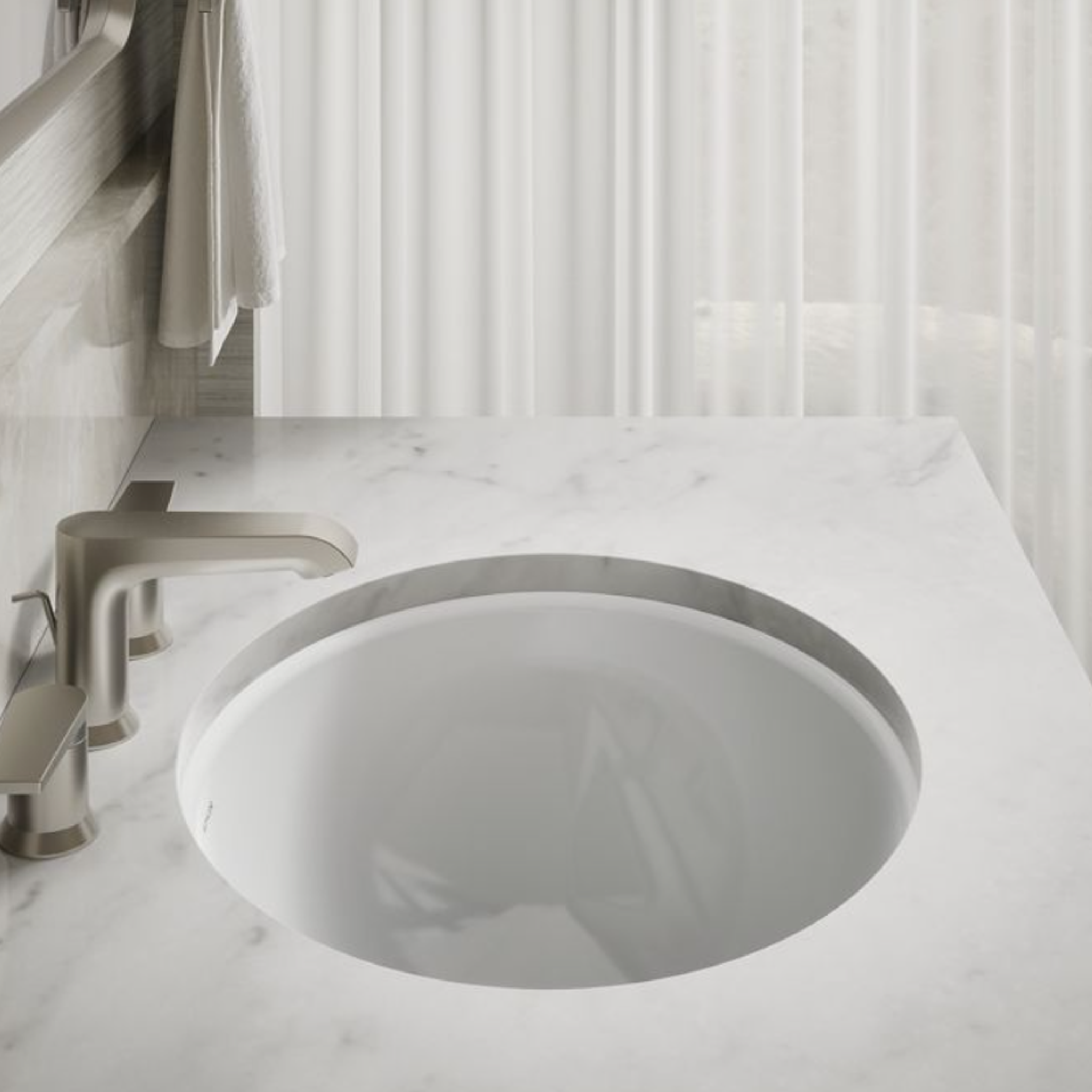 CAXTON 19.25-INCH OVAL UNDERMOUNT BATHROOM SINK - NO OVERFLOW - robinsonco.ca