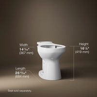 CIMARRON® ROUND-FRONT TOILET BOWL ONLY - robinsonco.ca