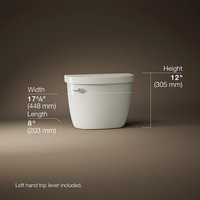 CIMARRON 1.28 GPF TOILET TANK ONLY - robinsonco.ca