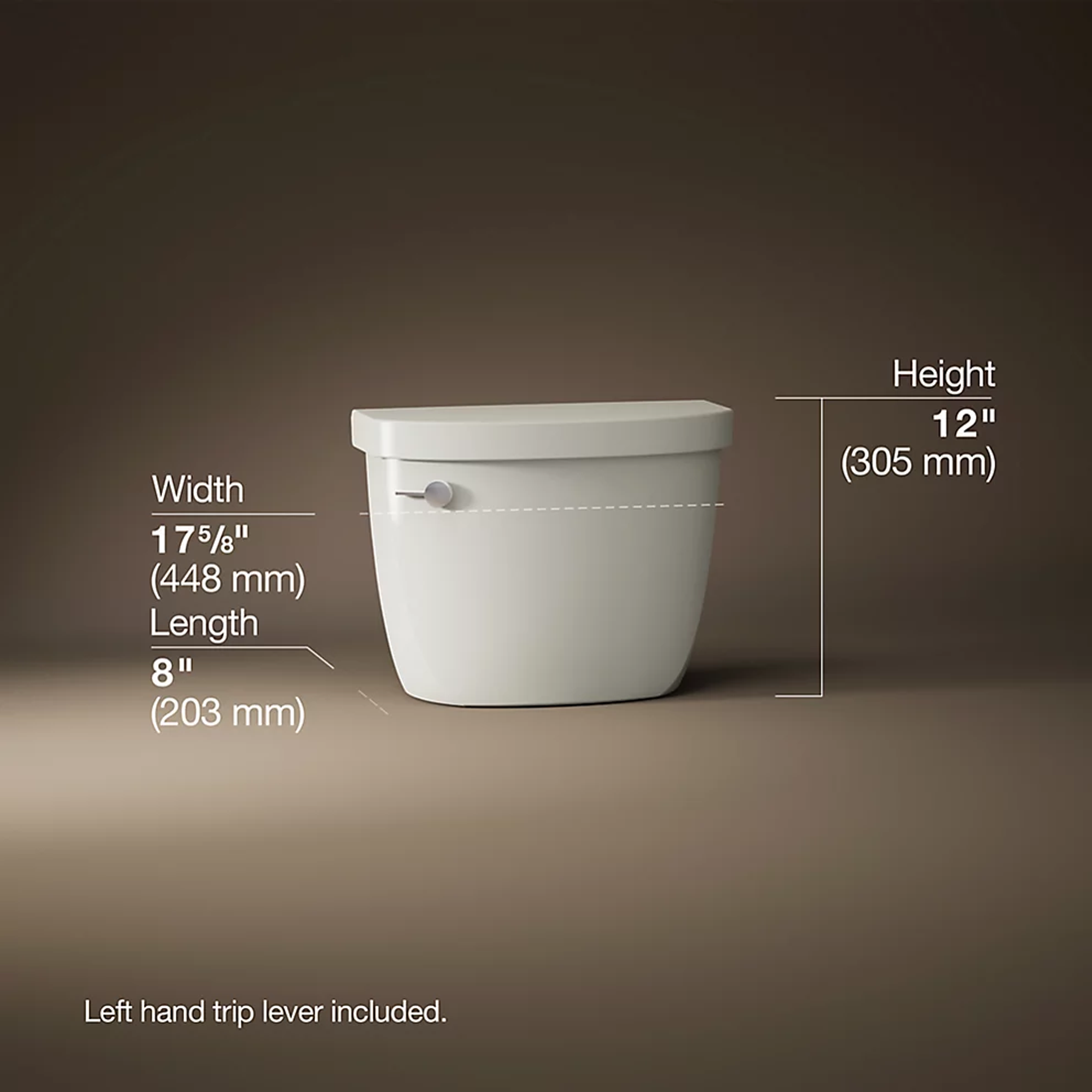 CIMARRON 1.28 GPF TOILET TANK ONLY - robinsonco.ca